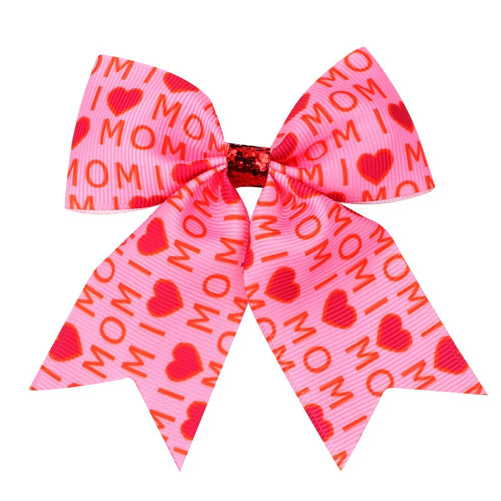 Wholesale Mother's Day Bows Cloth Hair Clips